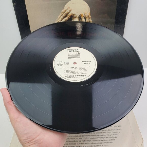 Corpse Grinders Legend Vinyl Record 1983 Glam Punk France Jacket Age LP VG - Picture 4 of 11